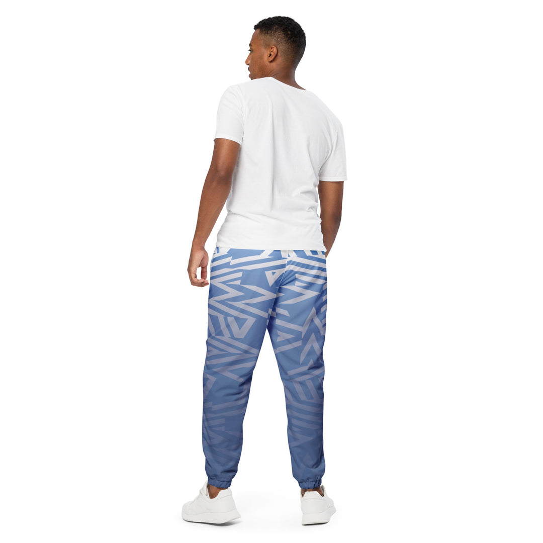 Unisex Track Pants - Blue-White Star