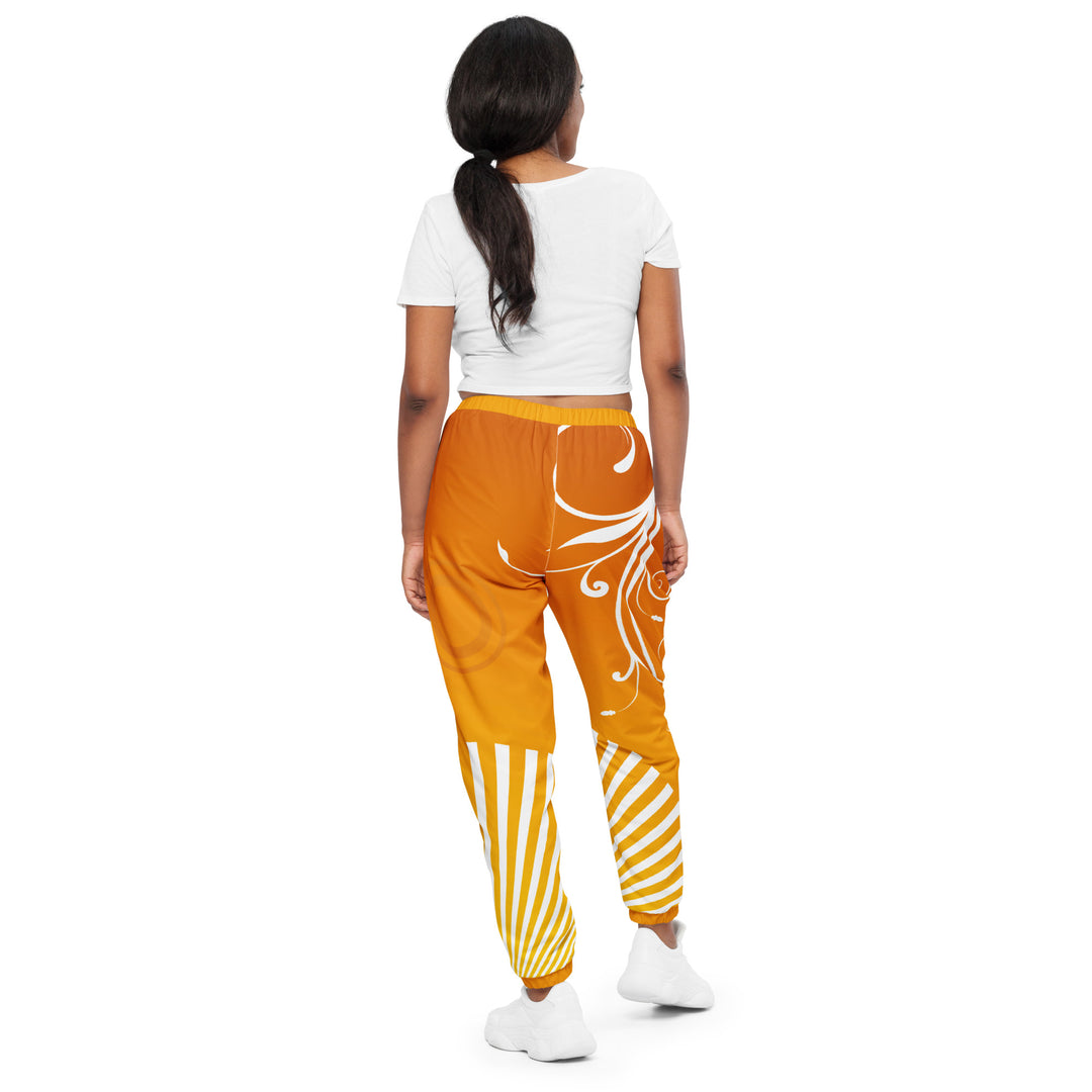 Unisex Track Pants - Orange Sun