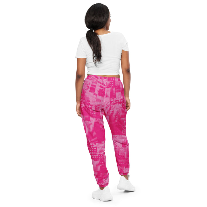 Unisex Track Pants - Pink Stream