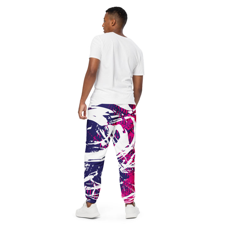 Unisex Track Pants - Purple-Pink Rescue