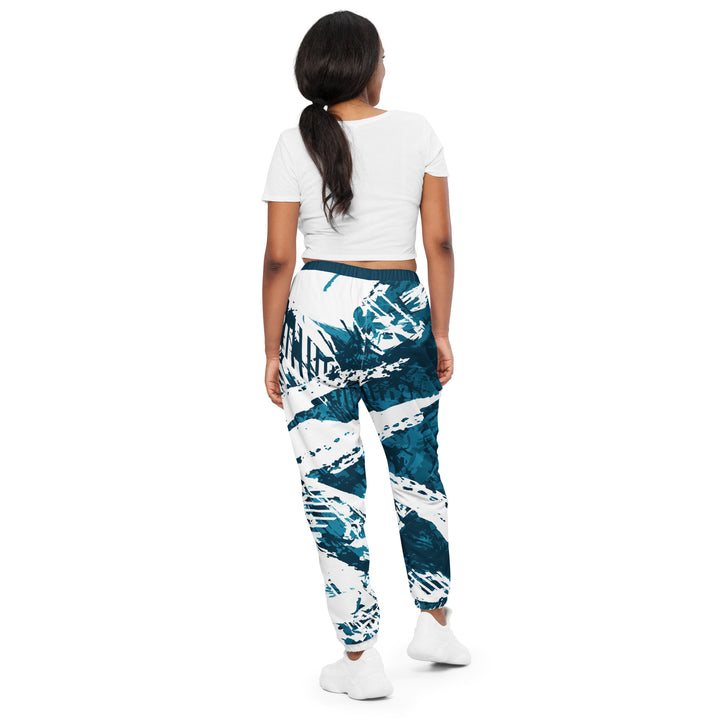 Unisex Track Pants - Blue-White Nerve