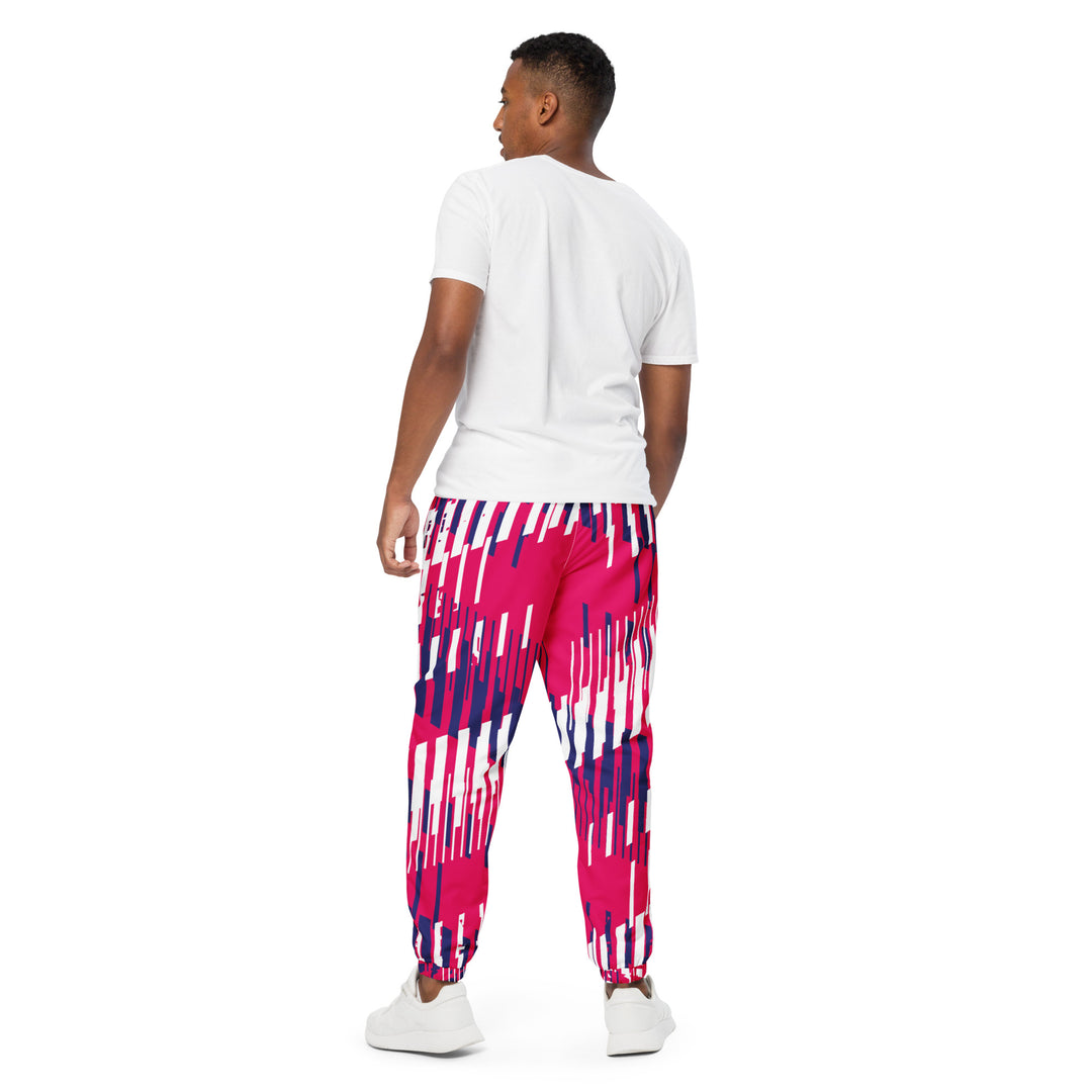 Unisex Track Pants - Pink-Purple Track