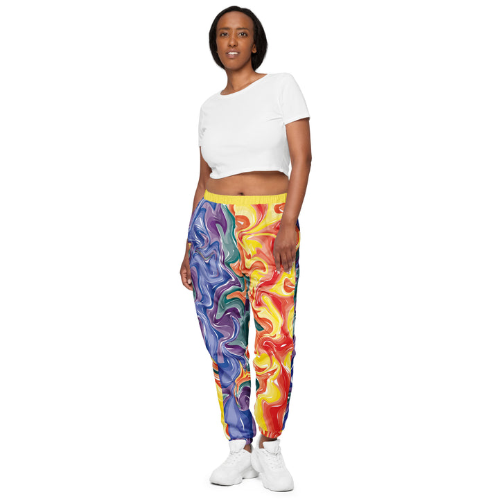 Unisex Track Pants - Rainbow Crazy