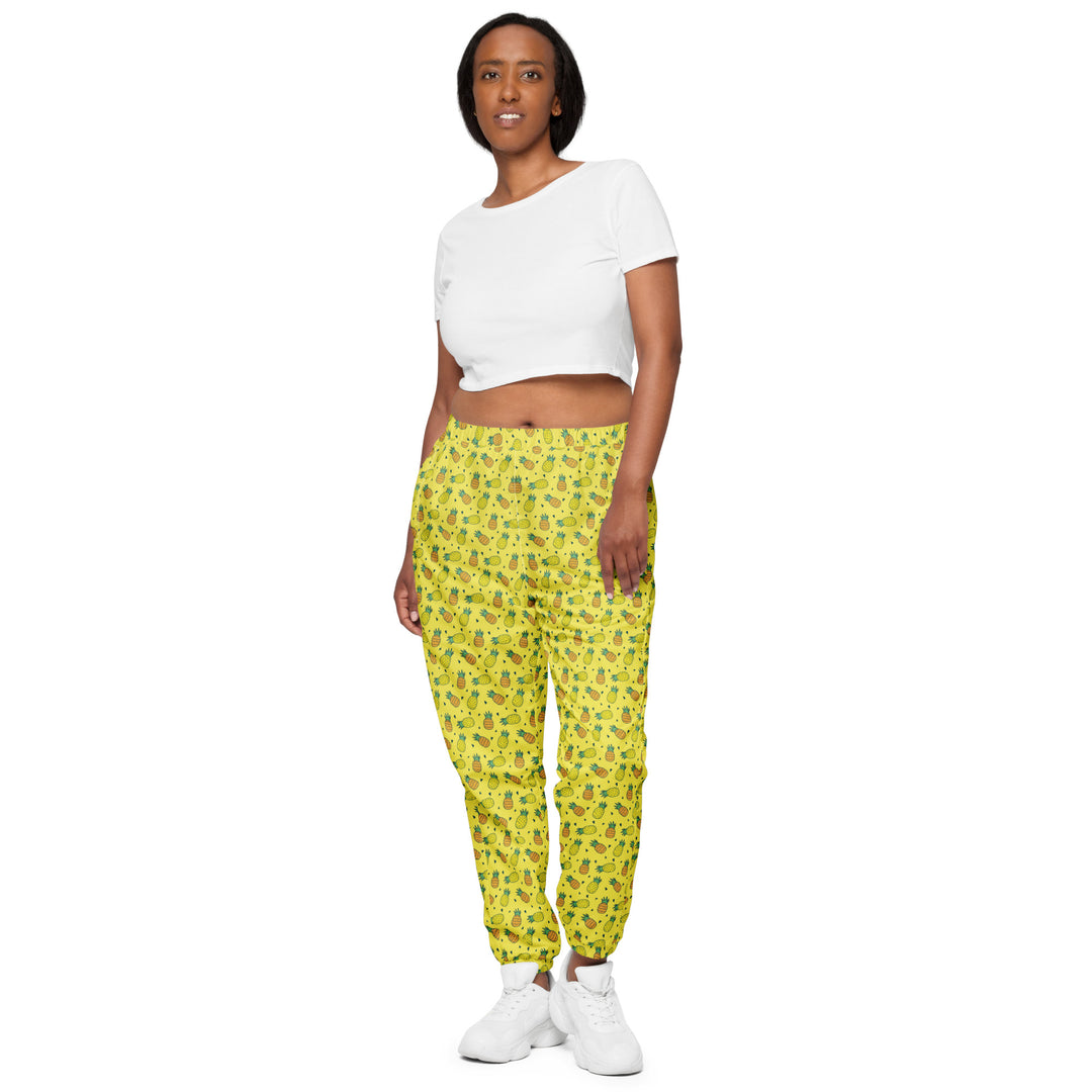 Unisex Track Pants - Yellow Pineapple