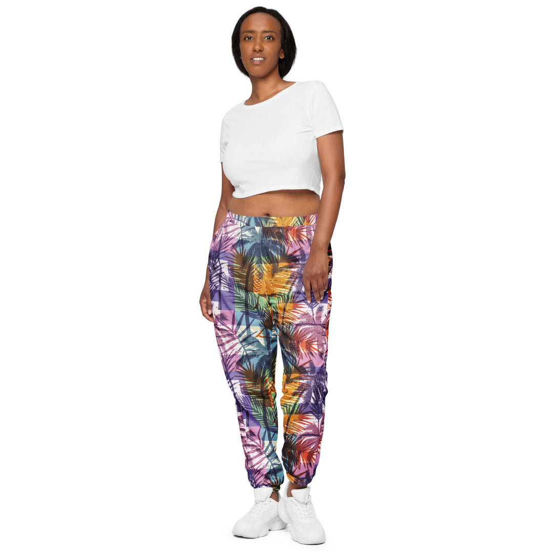 Unisex Track Pants - Rainbow Palms