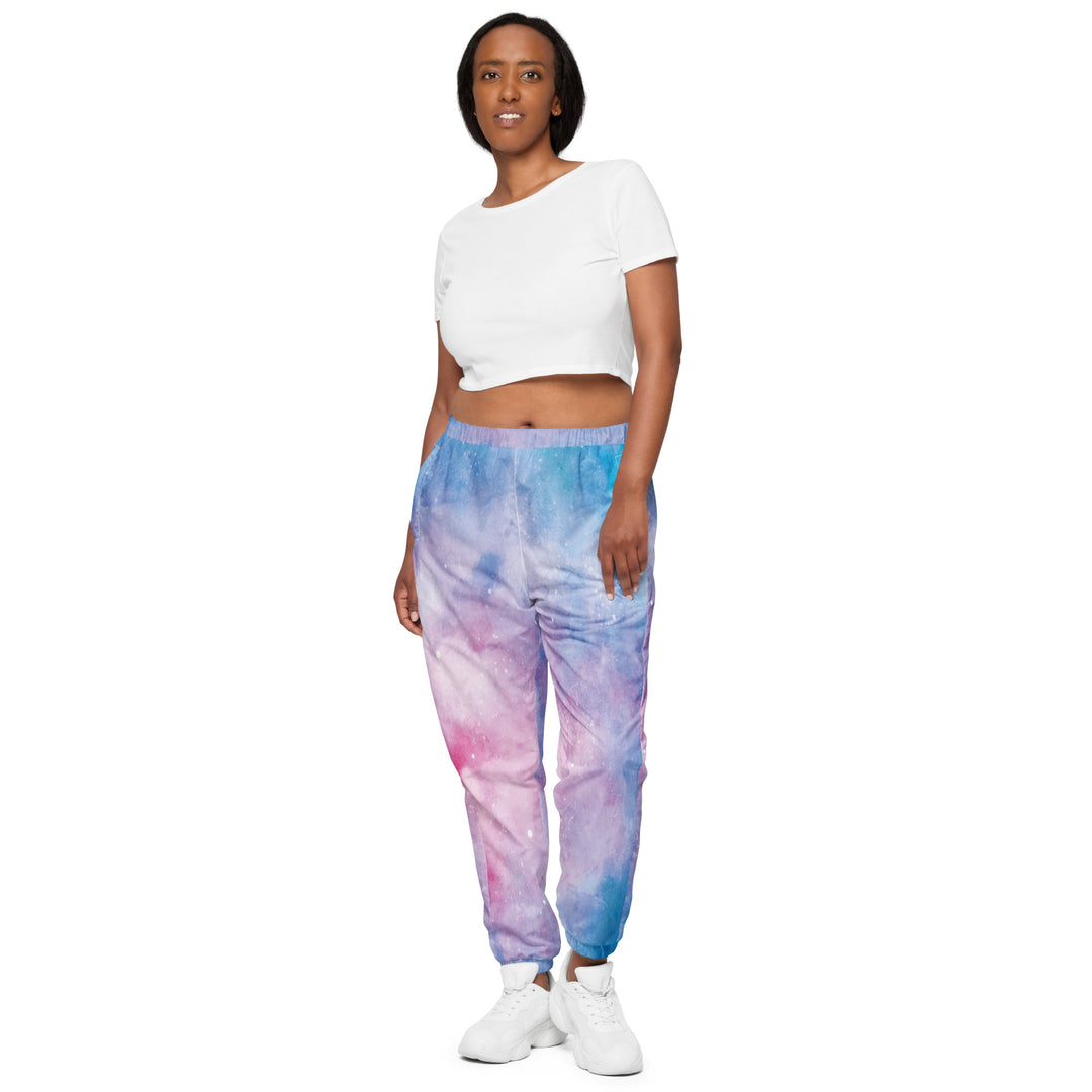 Unisex Track Pants - Pink-Blue Dream