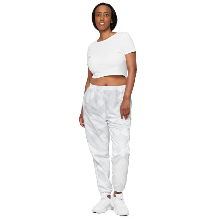 Unisex Track Pants - White Square