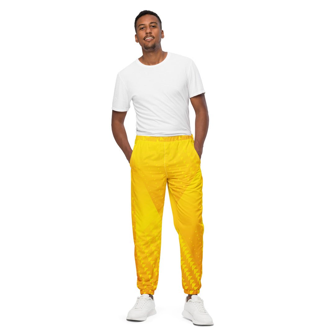 Unisex Track Pants - Yellow Triangle