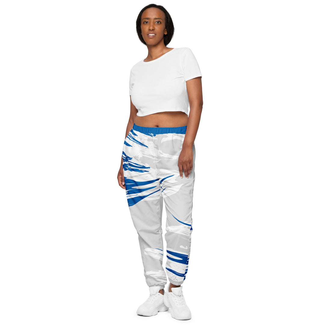 Unisex Track Pants - Grey-Blue Reach