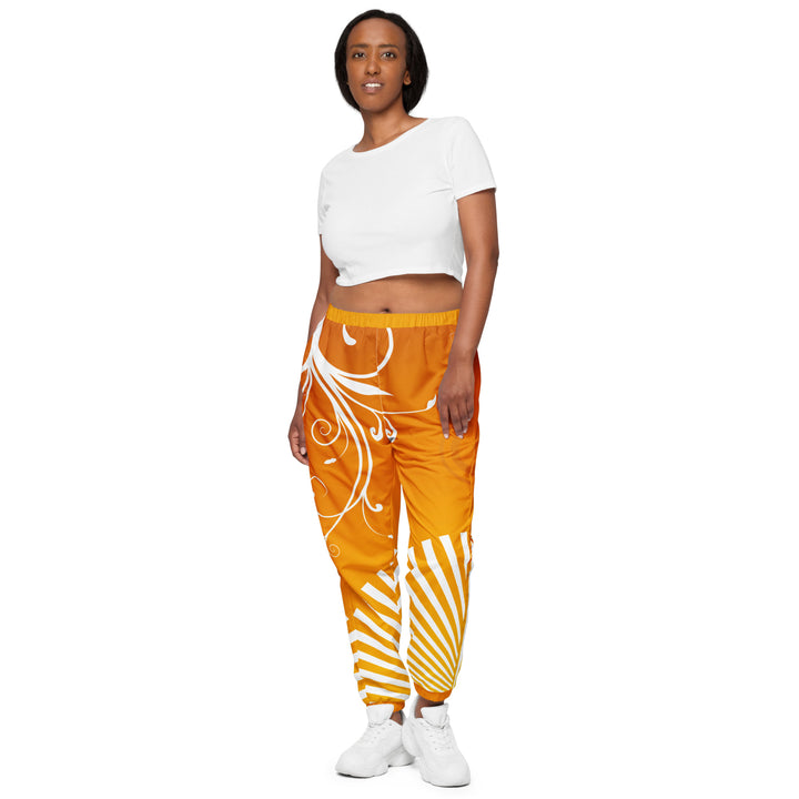 Unisex Track Pants - Orange Sun