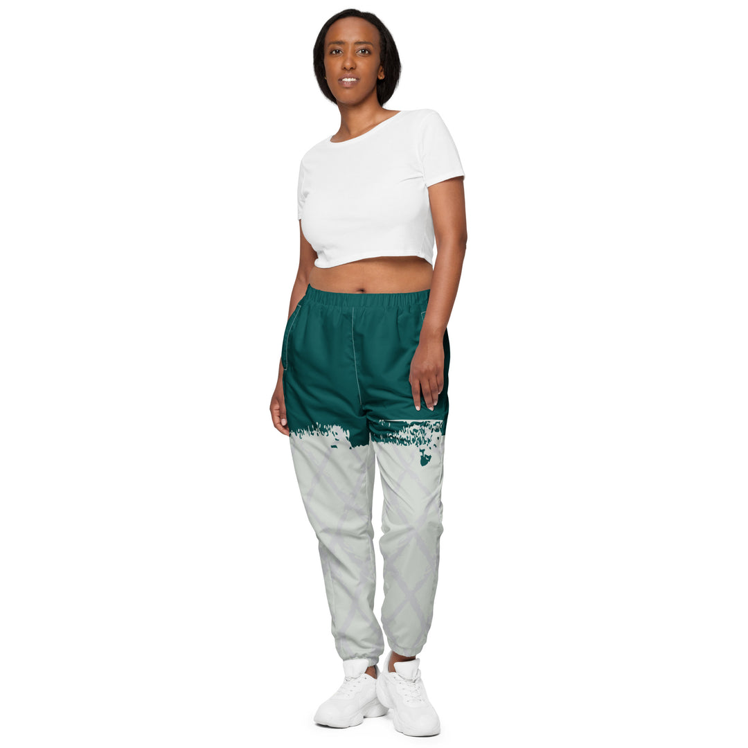 Unisex Track Pants - Green-Grey Sword