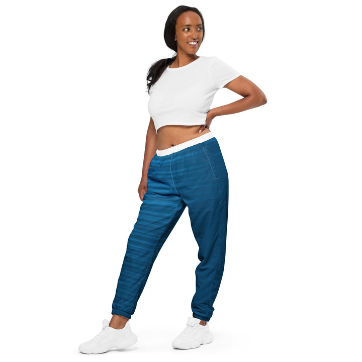 Unisex Track Pants - Blue Speed