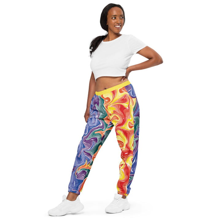 Unisex Track Pants - Rainbow Crazy