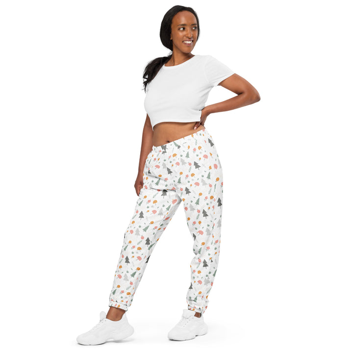 Unisex Track Pants - White Christmas