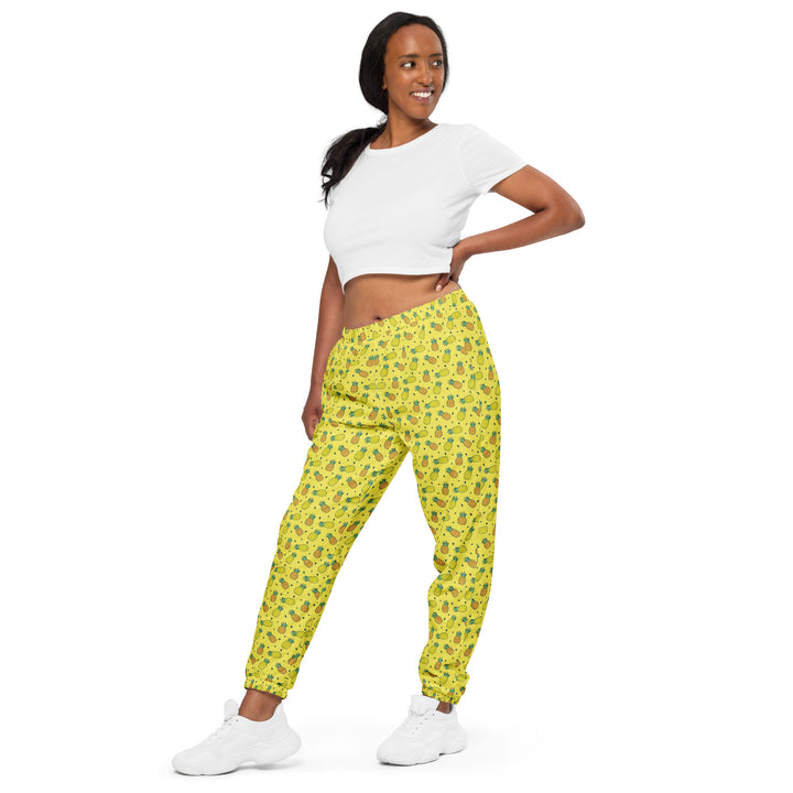 Unisex Track Pants - Yellow Pineapple