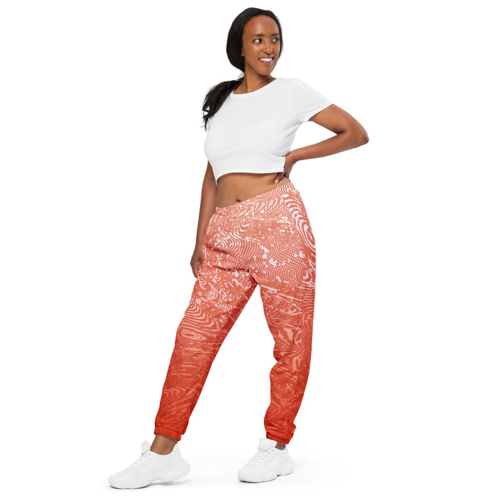 Unisex Track Pants - Red Mirage