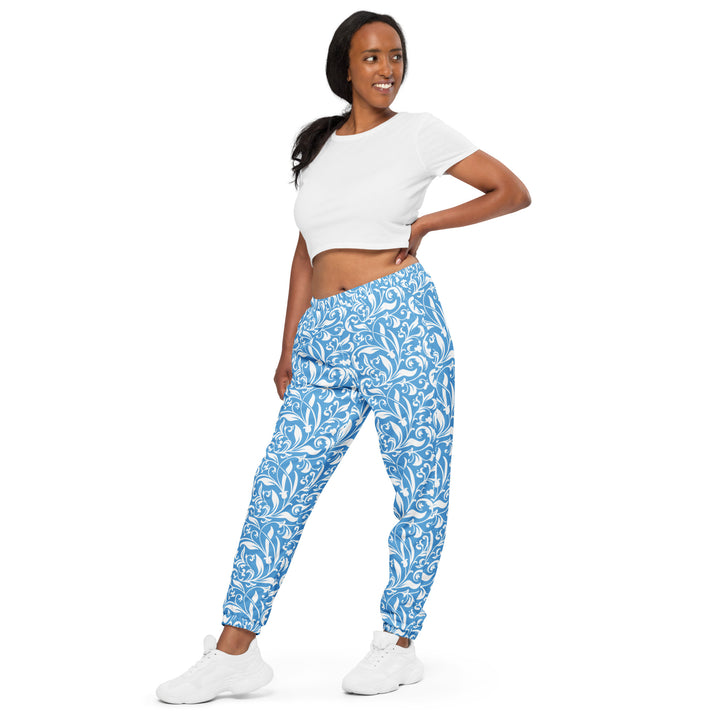 Unisex Track Pants - Blue Plant