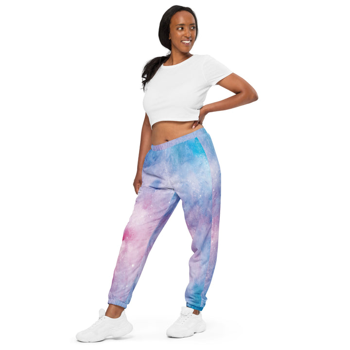 Unisex Track Pants - Pink-Blue Dream