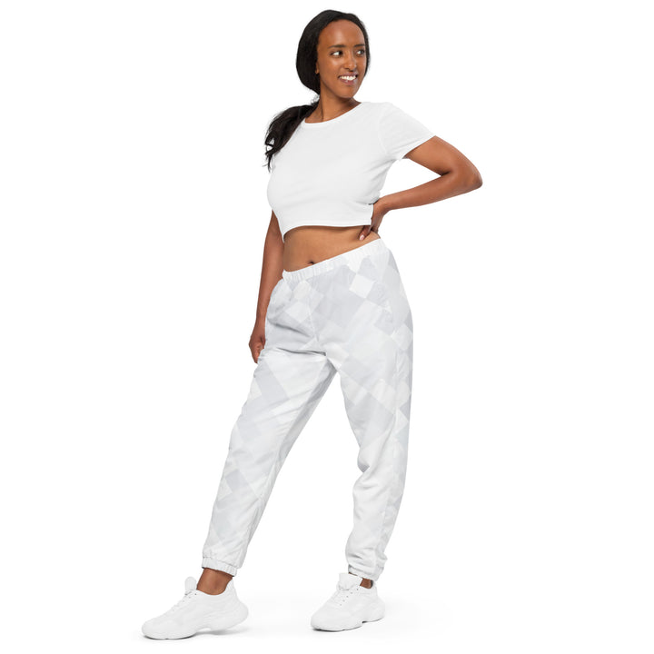 Unisex Track Pants - White Square