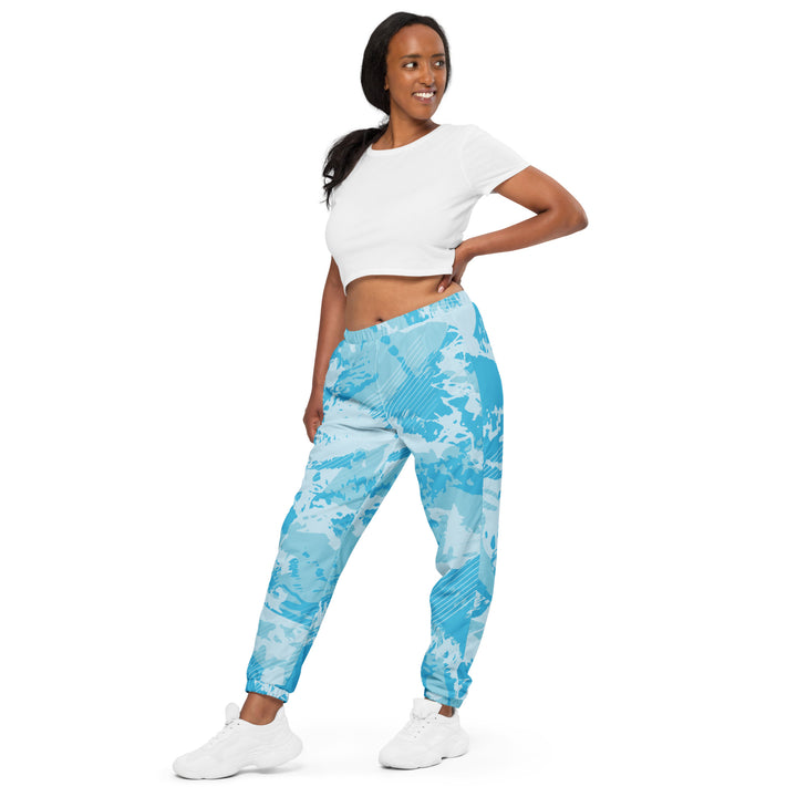 Unisex Track Pants - Turquoise Shake