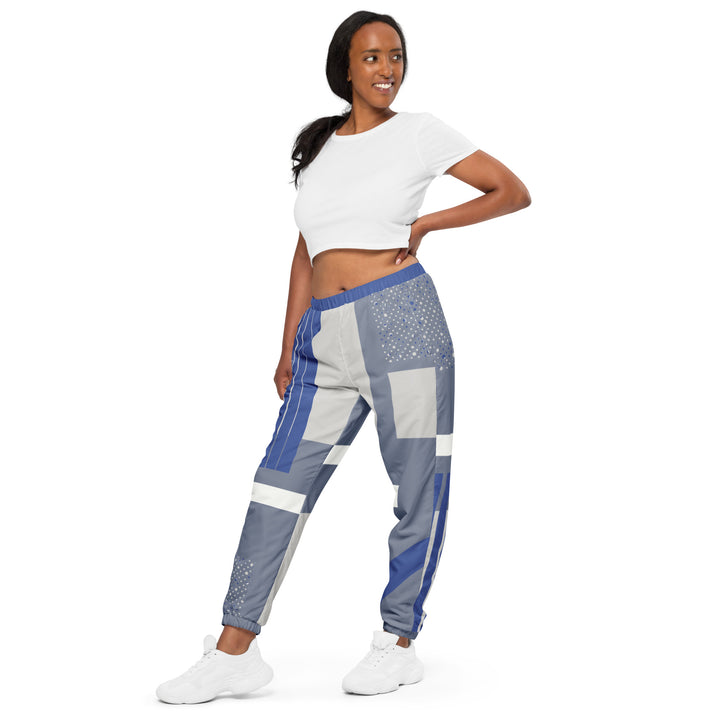 Unisex Track Pants - Grey-Blue General