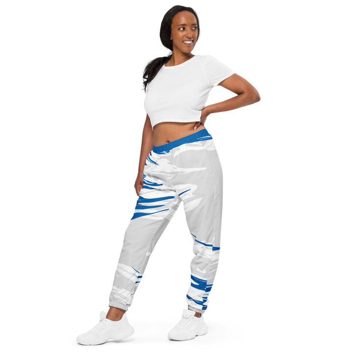 Unisex Track Pants - Grey-Blue Reach