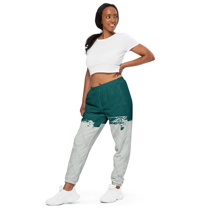 Unisex Track Pants - Green-Grey Sword