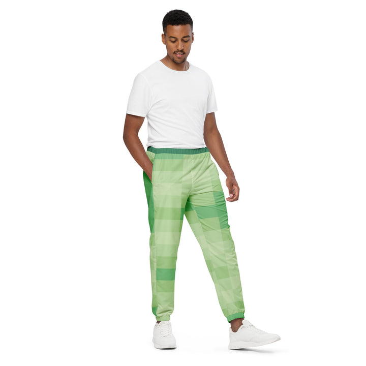 Unisex Track Pants - Green Highlight