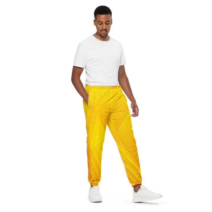 Unisex Track Pants - Yellow Triangle