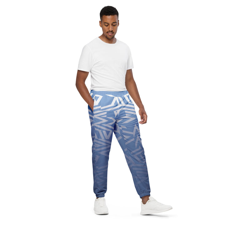 Unisex Track Pants - Blue-White Star