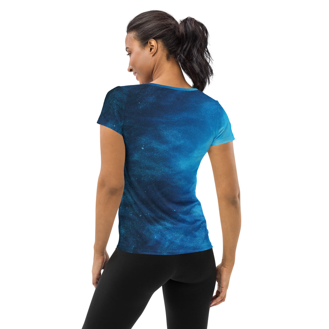 Women's Athletic T-shirt - Blue Powder