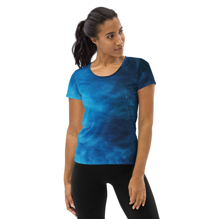 Women's Athletic T-shirt - Blue Powder