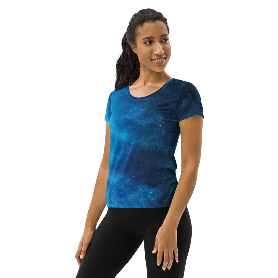 Women's Athletic T-shirt - Blue Powder