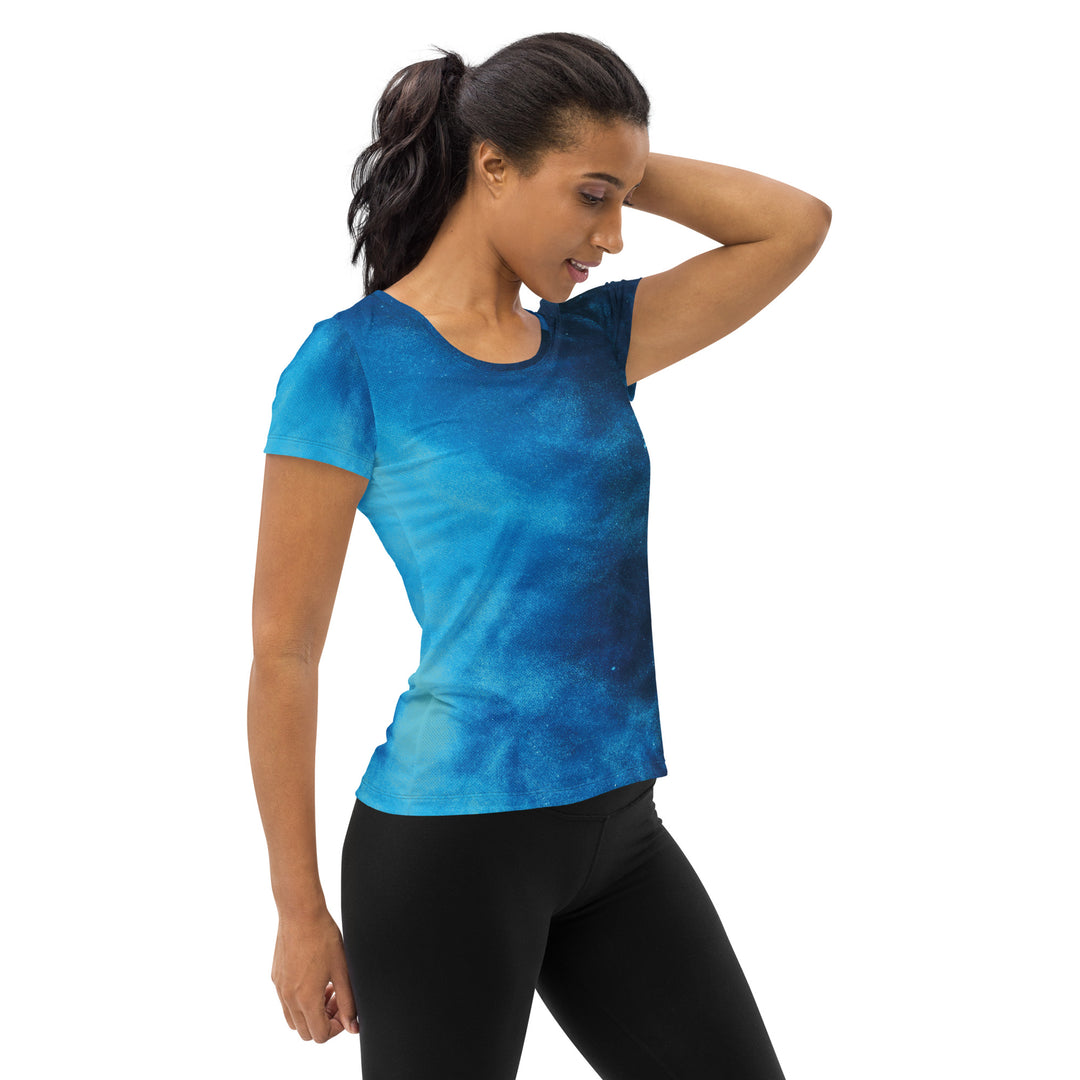 Women's Athletic T-shirt - Blue Powder